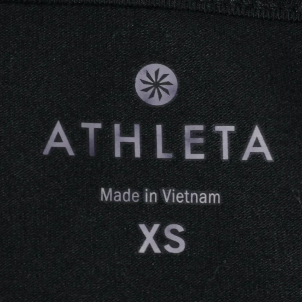 Athleta Ella Colorblock Short Sleeve Black and Grey Activewear Mini Dress - Picture 9 of 9